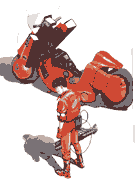 Des surprises sur la moto de Kaneda dans les produits drivs!