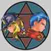 On retrouve souvent le pentacle, c'est un symbole rcurrent pour Seto.